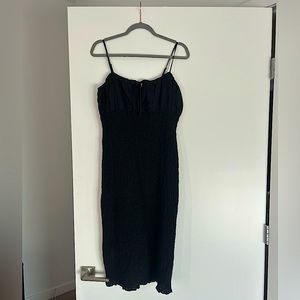 J Crew - Knee length black bodycon summer dress - 8